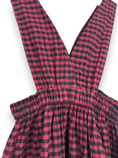 Vestido Xadrez com Alças 4-5 Anos