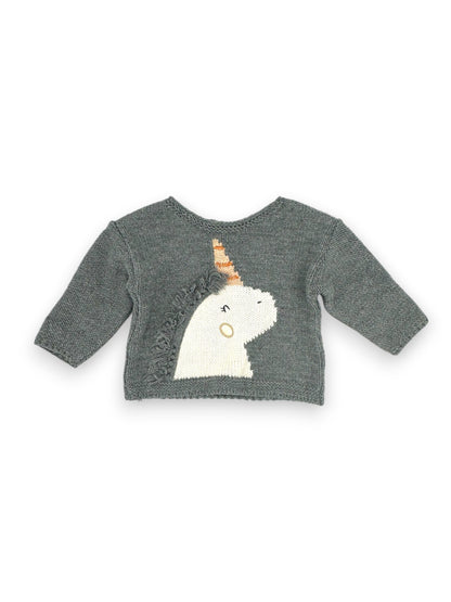 Unicorn Sweater 6-9 Months