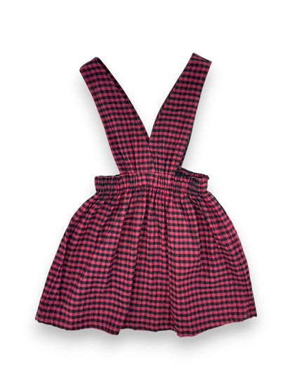 Vestido Xadrez com Alças 4-5 Anos