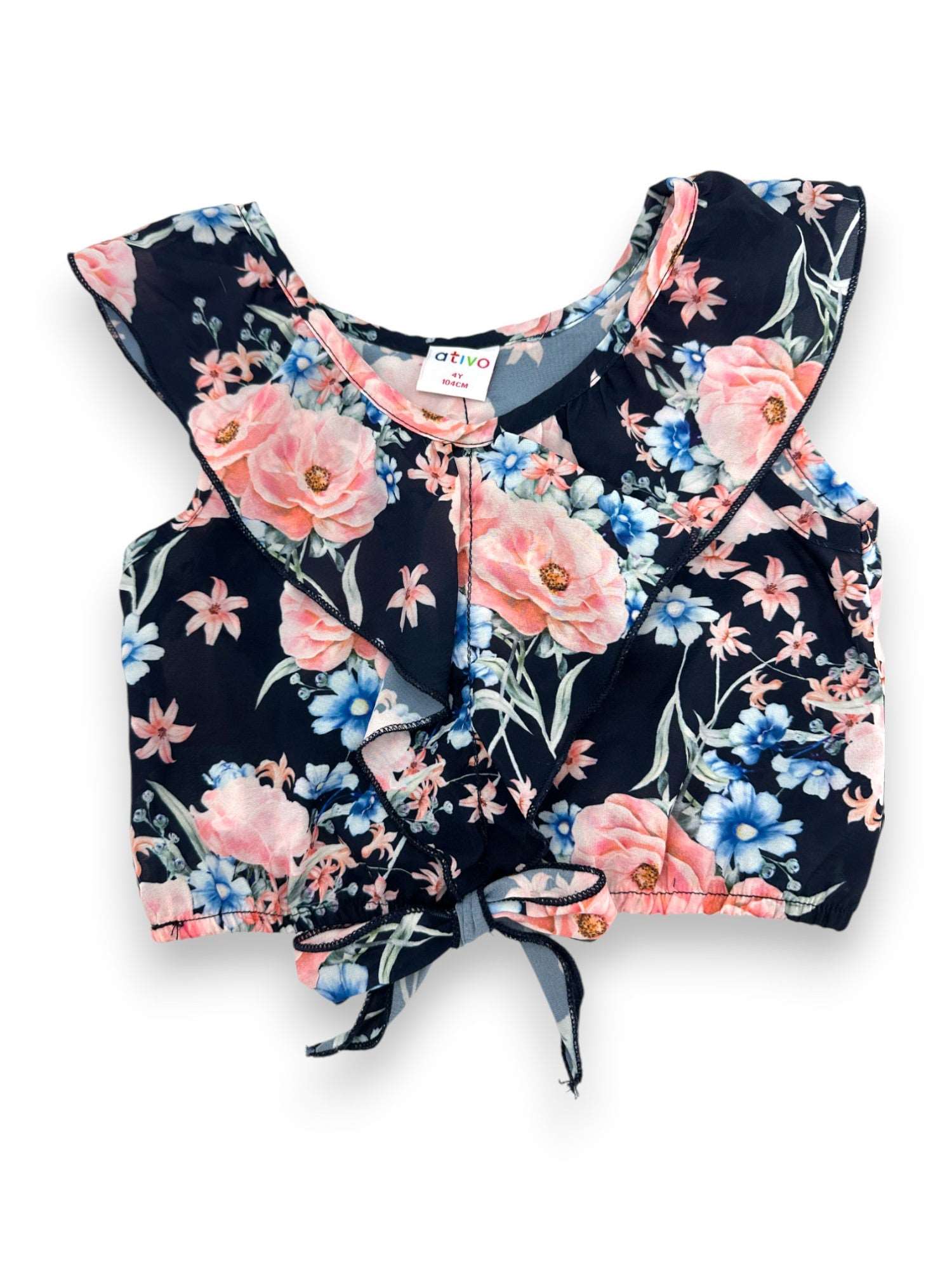 Blusa Floral 4 Anos