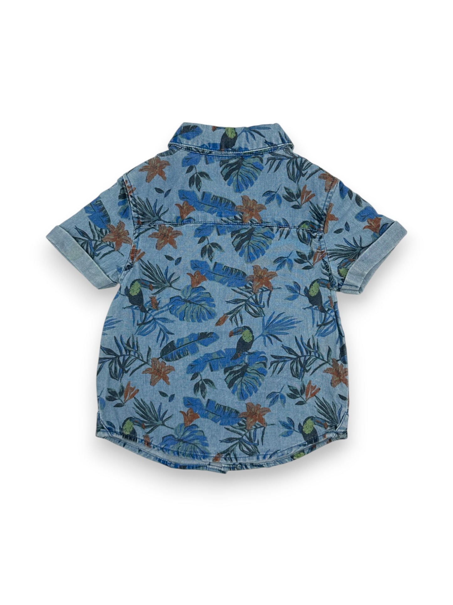 Tropical Denim Shirt 9-12 Months