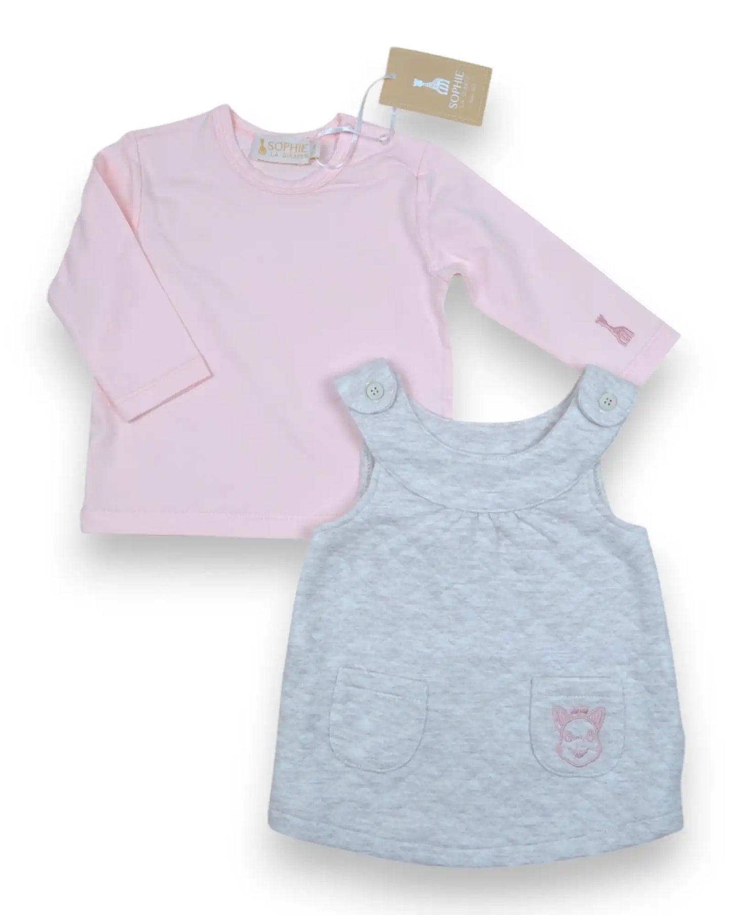 Conjunto Rosa SOPHIE LA GIRAFE - 3 Meses