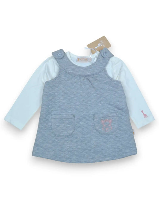 Conjunto Cinza SOPHIE LA GIRAFE - 9 Meses