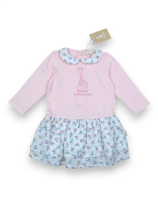 Vestido Rosa SOPHIE LA GIRAFE - 6 Meses