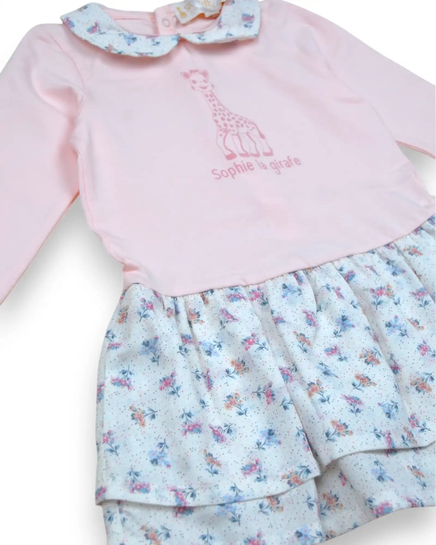Vestido Rosa SOPHIE LA GIRAFE - 6 Meses