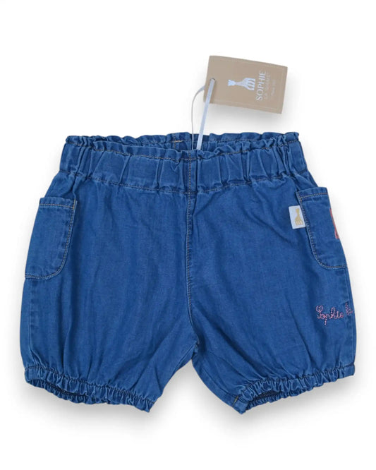 Calções Azuis SOPHIE LA GIRAFE - 6 Meses