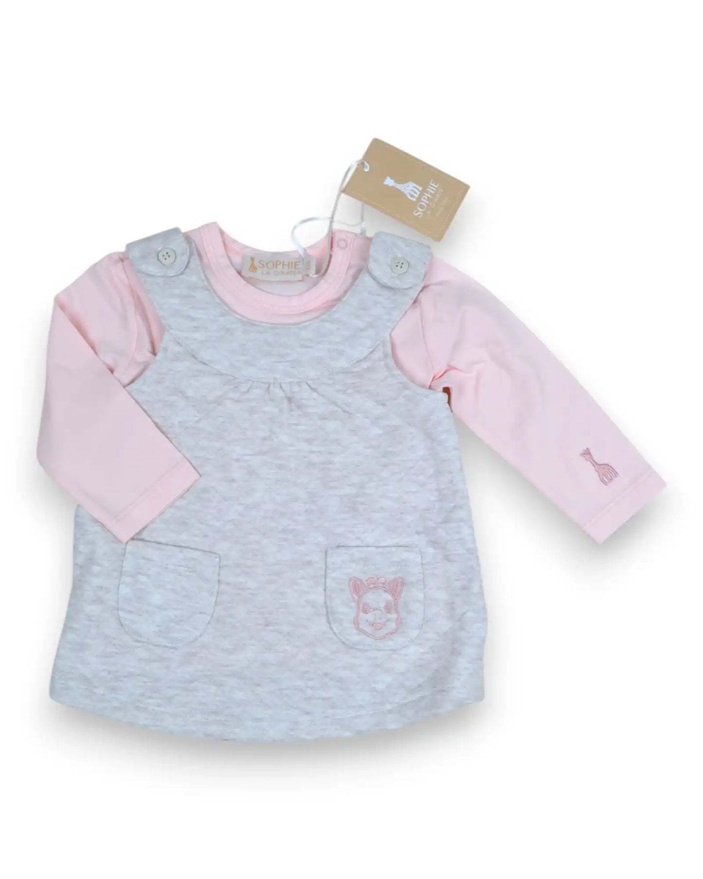 Conjunto Rosa SOPHIE LA GIRAFE - 3 Meses