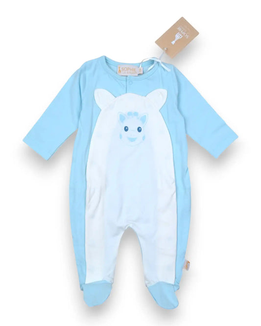 Babygrow Azul SOPHIE LA GIRAFE - 1-2 Meses