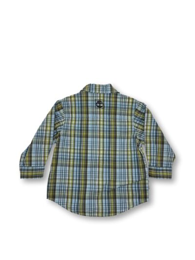 Camisa Xadrez Azul e Verde 2 Anos - TIMBERLAND