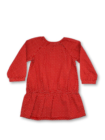 Vestido Pintas Vermelho 2 Anos – BENETTON