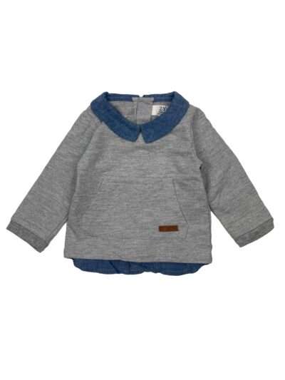 Sweater com Gola 3-6 Meses - ZIPPY