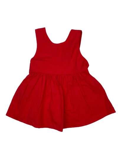 Vestido Vermelho Alças 9 Meses 74 cm - Petit Fox