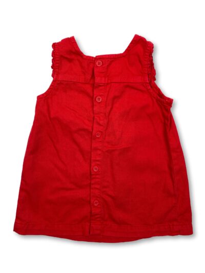 Vestido Vermelho 3-6M - BENETTON